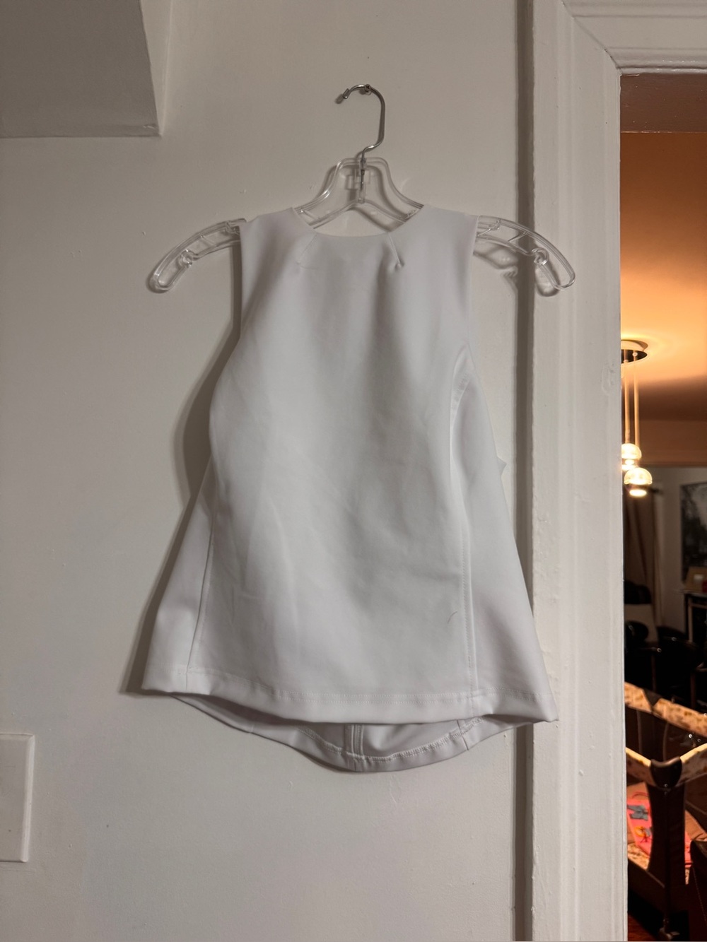 Anatomie White Sleeveless Crewneck Tank